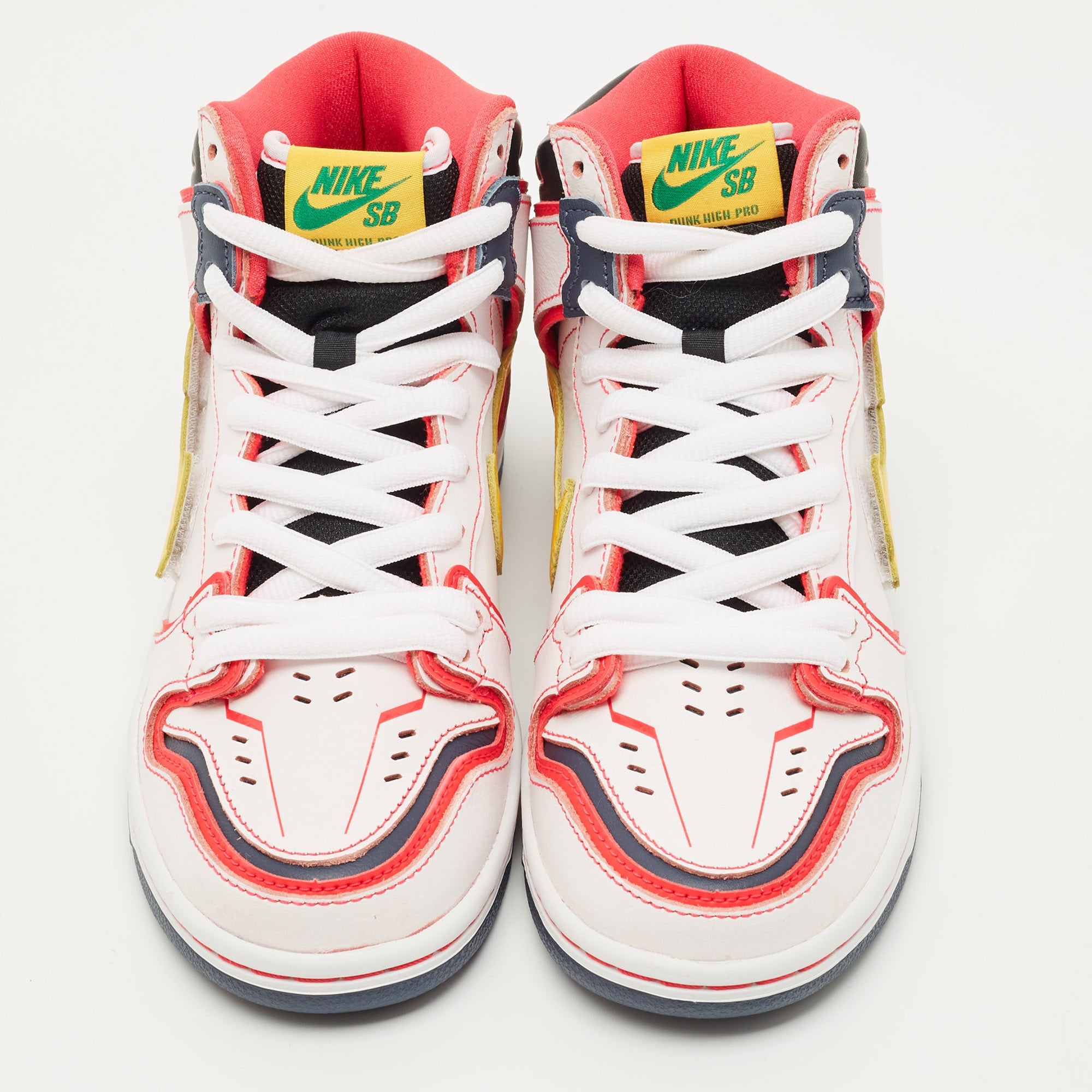 Nike Multicolor Leather Sb Dunk High Rx-0 Unicorn Gundam Sneakers
