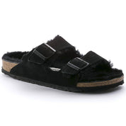 Arizona Shearling Sandal In Black