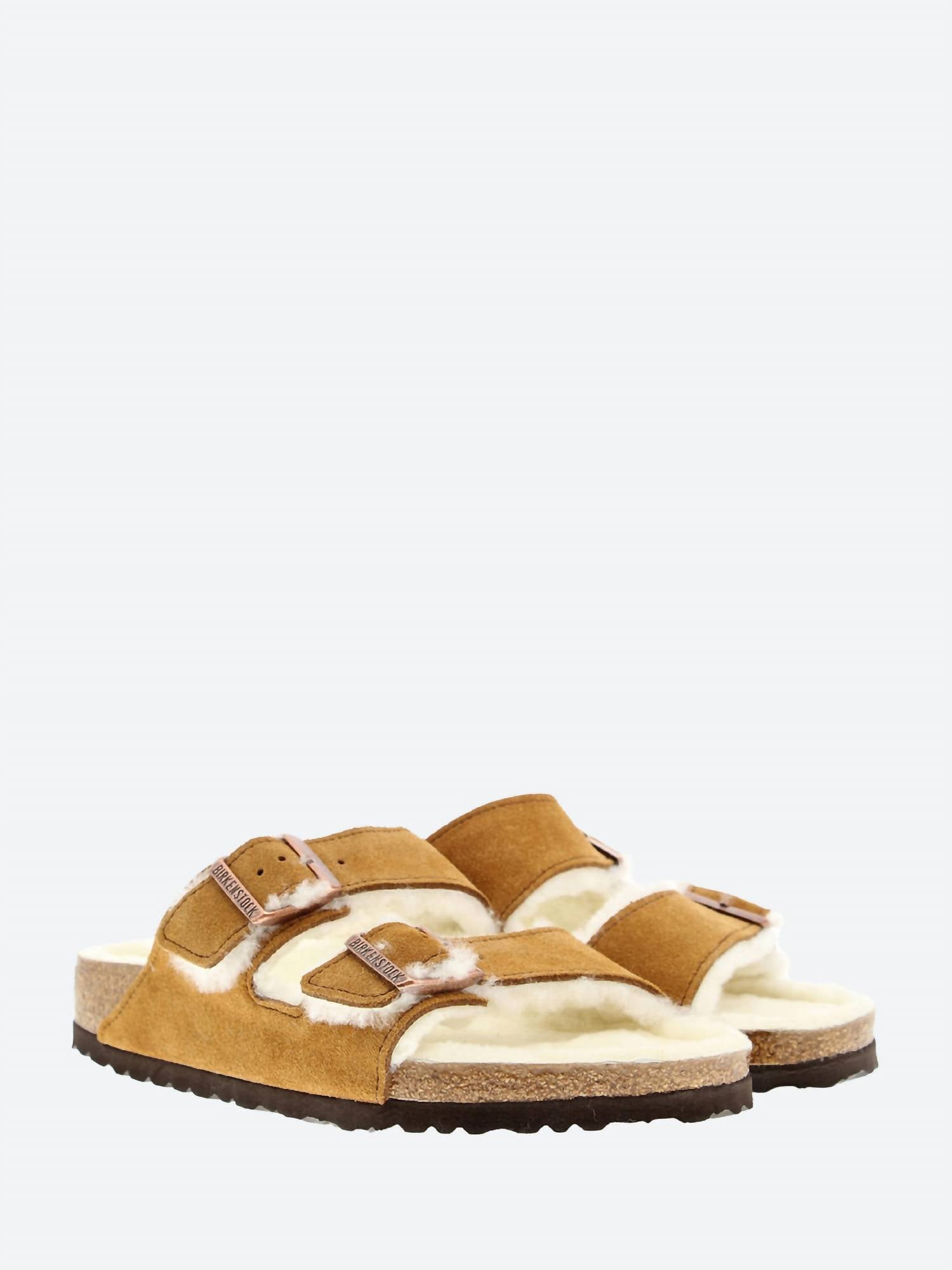 Unisex Arizona Shearling Sandal In Mink