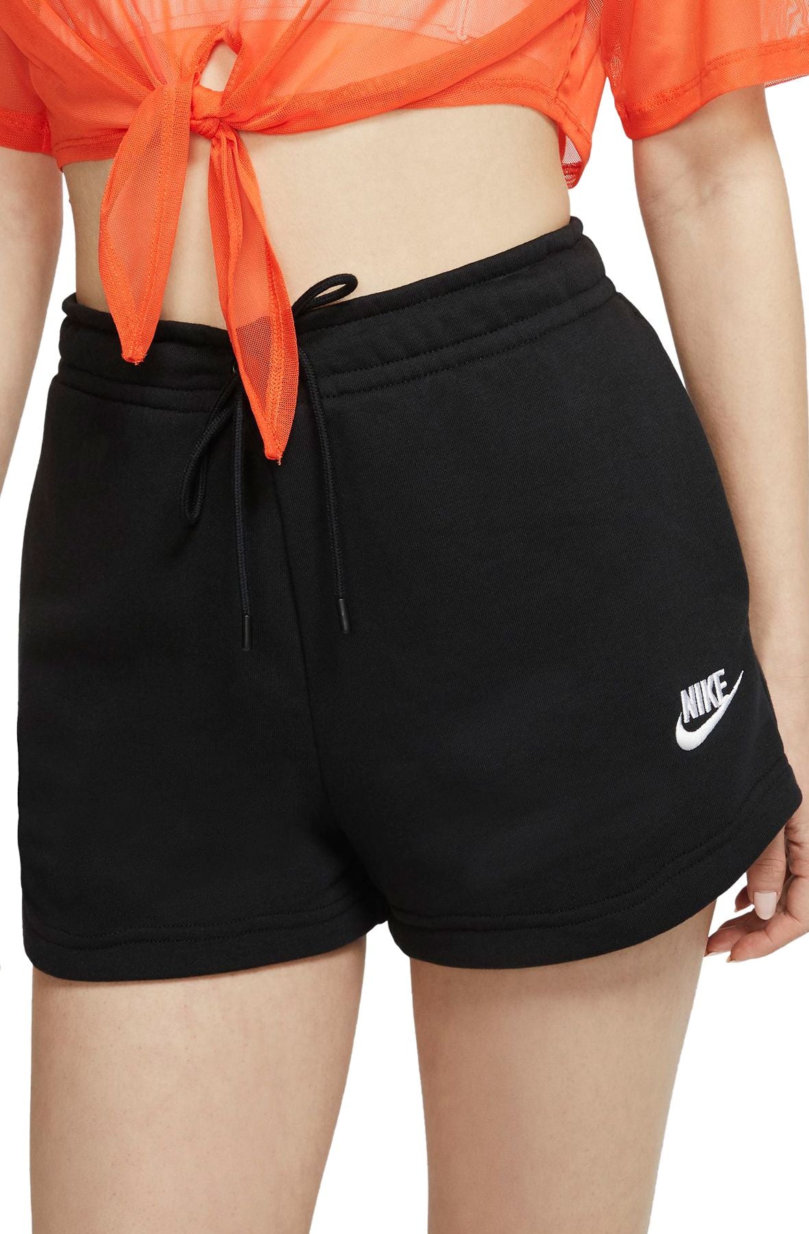 Women's Nike Sportswear Essential Shorts Black/White CJ2158-010