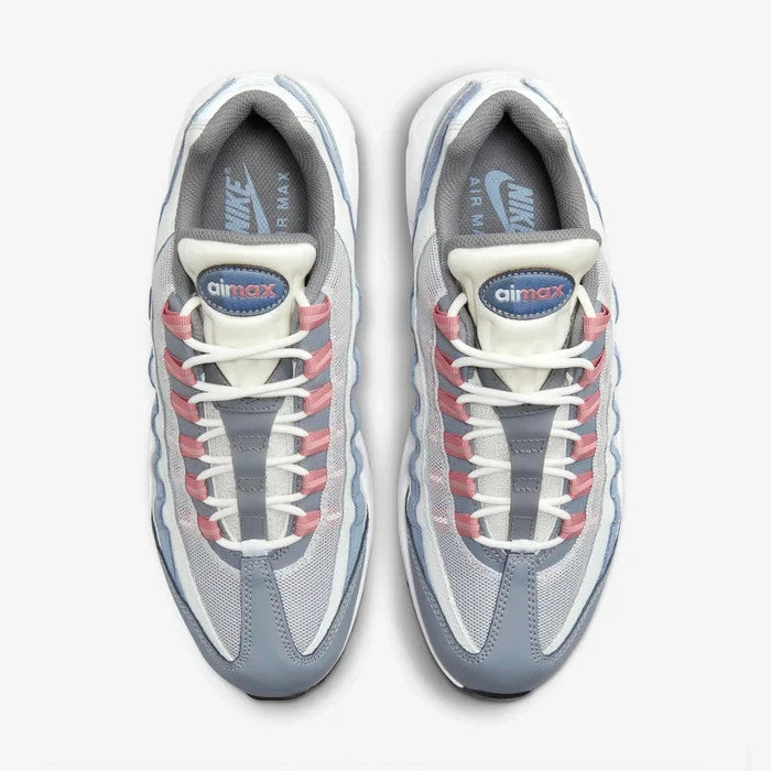 Men's Nike Air Max 95 DM0011-008 Sneakers Vast Gray White Low Top Lifestyle Shoes