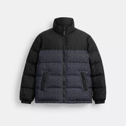 Coach Outlet Signature Down Jacket In Recycled Polyester