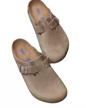 Women's Boston Oiled Leather Soft Footbed Clogs