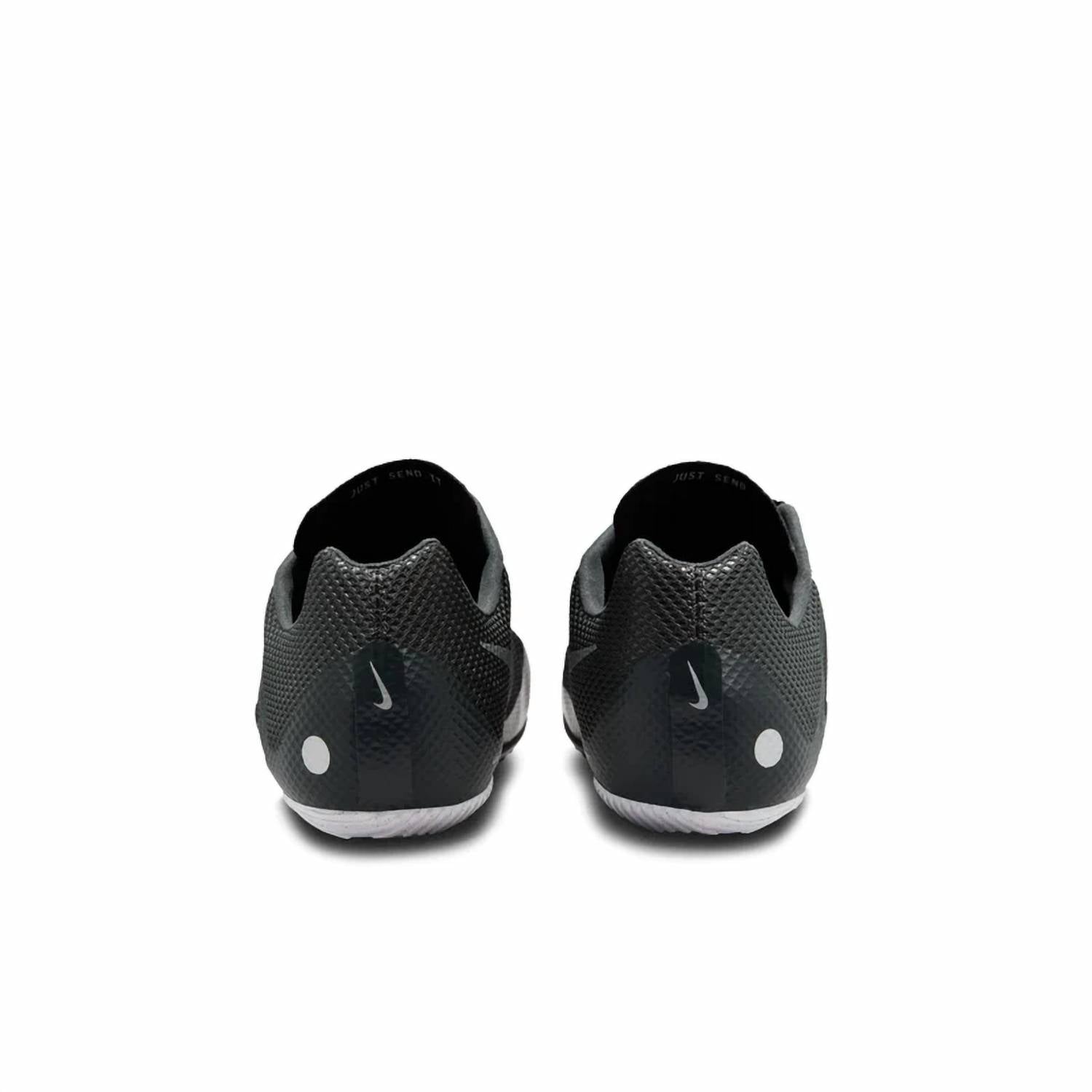 Unisex Zoom Rival Sprint Running Shoes In Black/black/metallic Silver