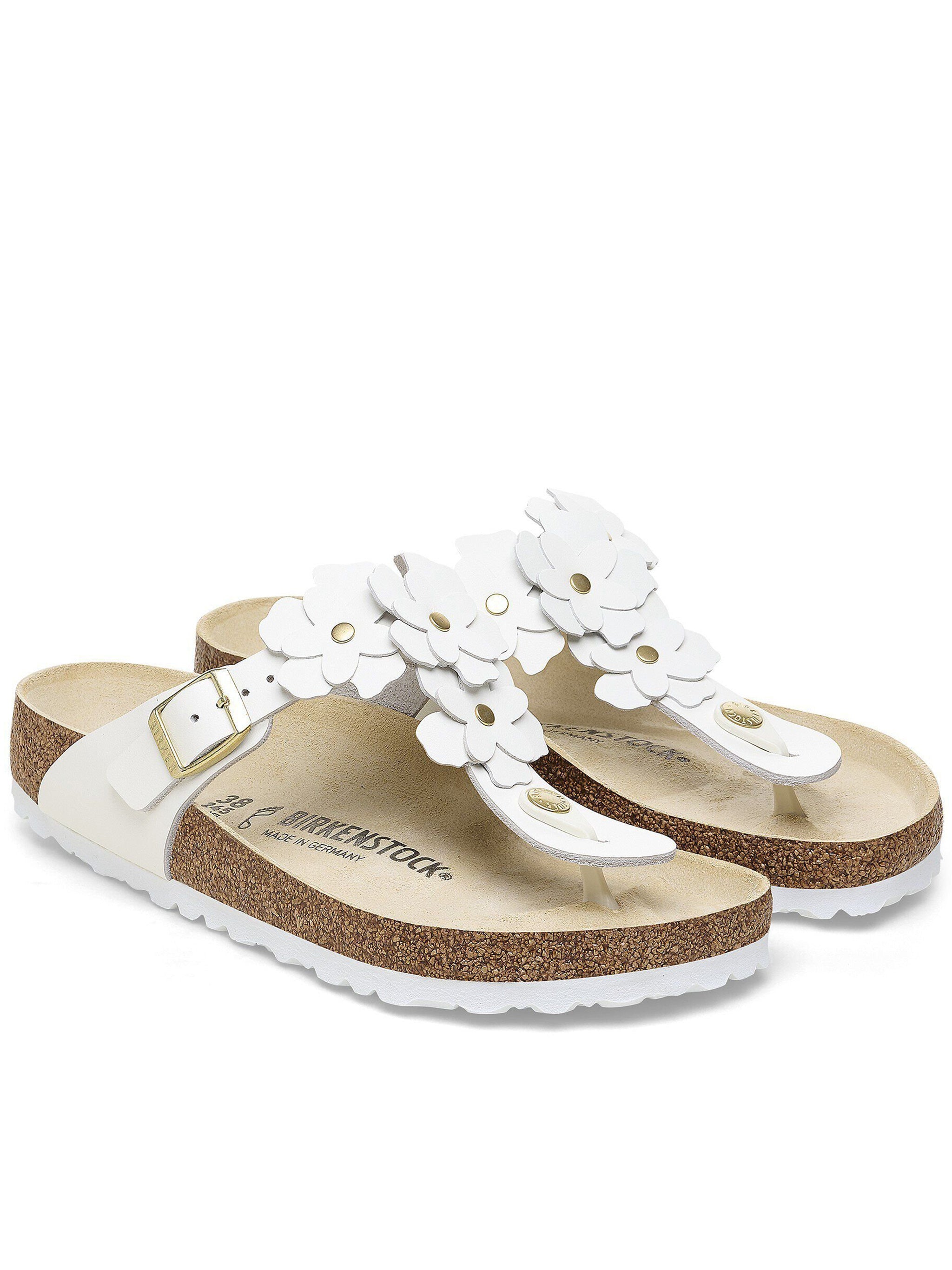 Gizeh Flowers Floral Cork Footbed Sandals