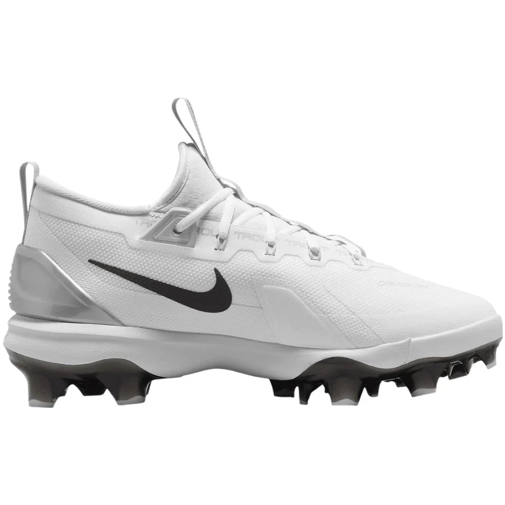 Nike Force Trout Elite MCS FZ0884-102 Mens White Silver Baseball Cleats LIQ542