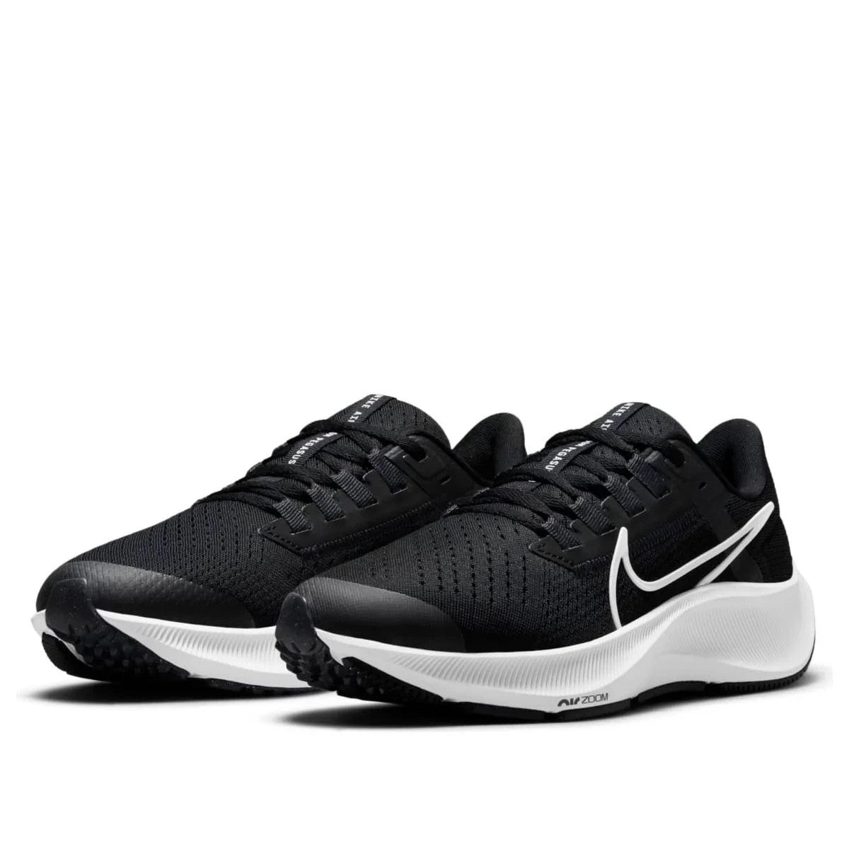 Nike Air Zoom Pegasus 38 CZ4178-002 Sneaker Kids  Black Low Top Running Shoes