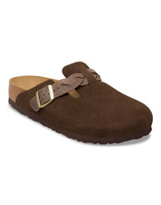 Carafe Boston Braided Suede Leather Clogs