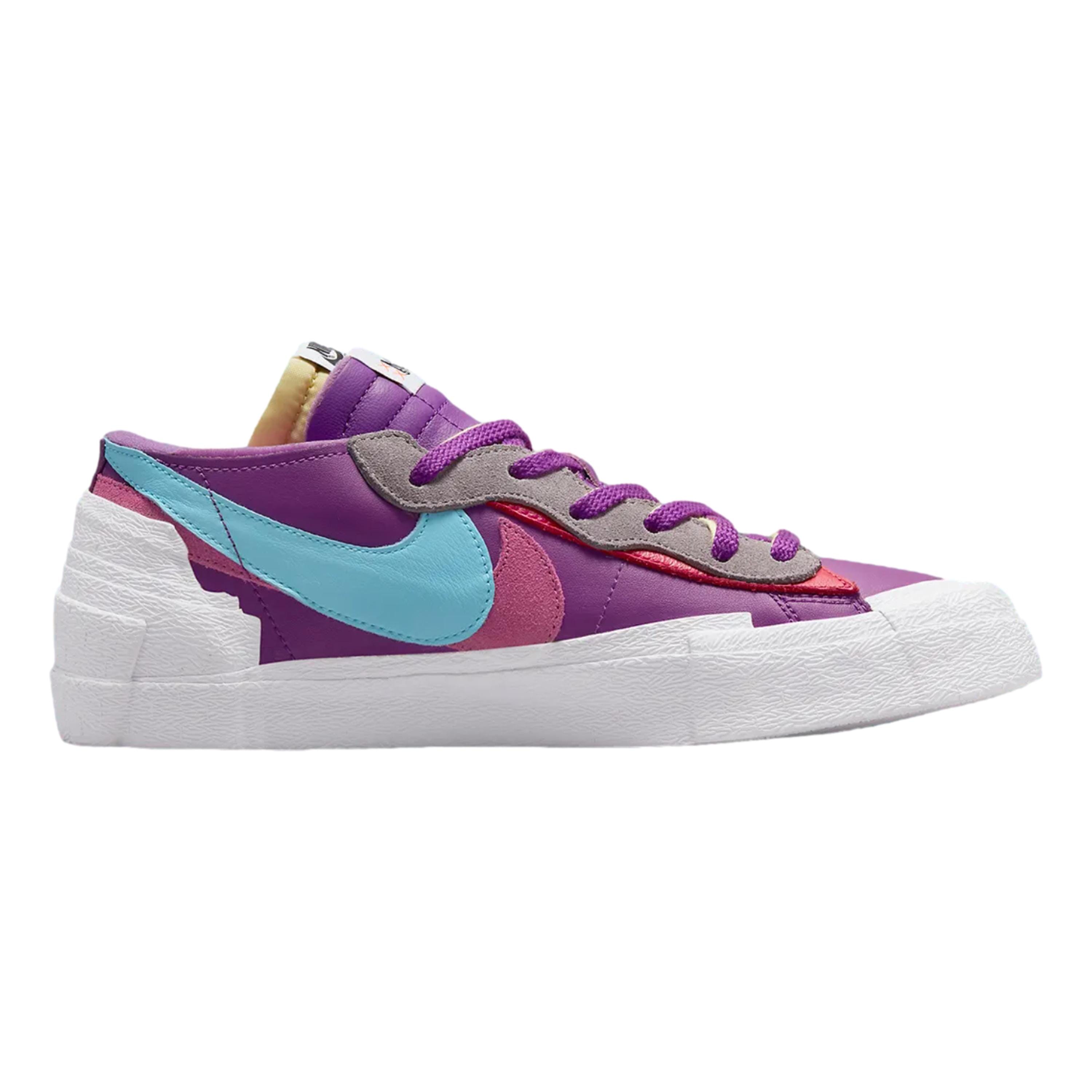 Men's Nike Blazer Low / Sacai / Kaws Purple Dusk/Lagoon Pulse-White DM7901-500