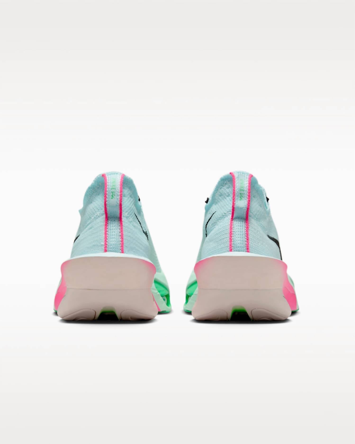 Men's Alphafly 3 Shoes In Glacier Blue/black/mint Foam/green Shock