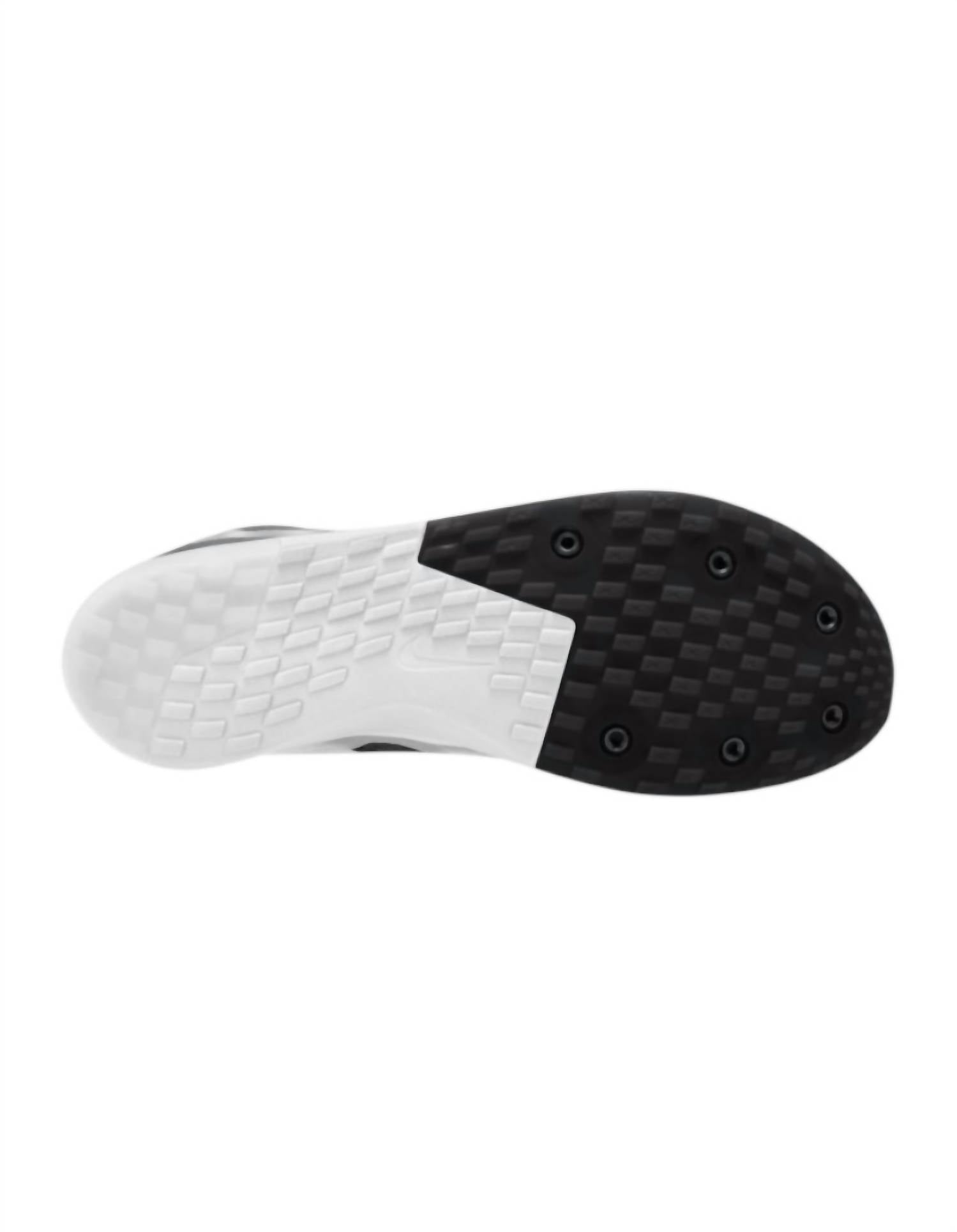Men's Zoom Rival Xc 6 Shoe In Black/metallic Silver