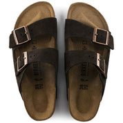 Unisex Arizona Sandal In Mocha Suede