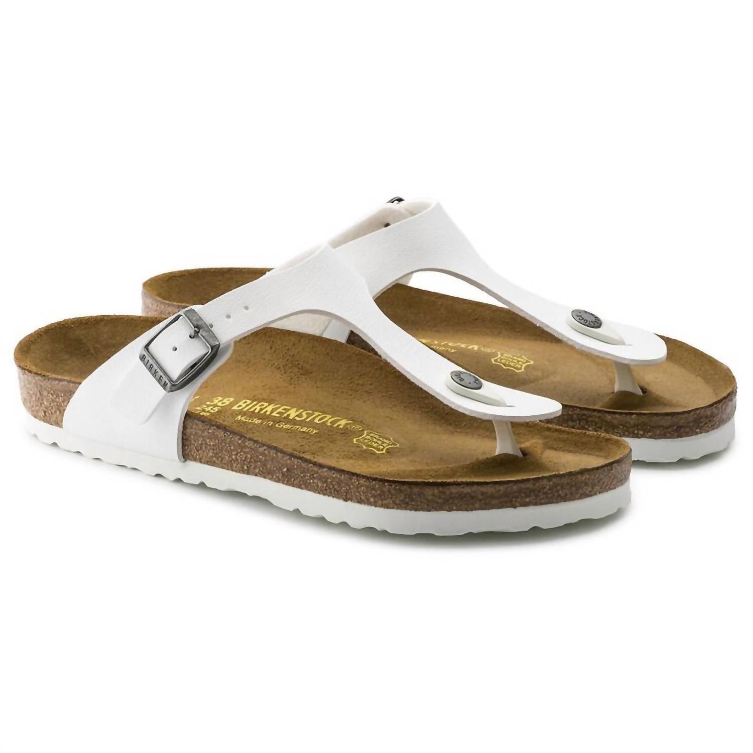 Women's Gizeh Birko-Flor Sandals In White