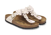 Women's Gizeh Flower Sandals In Rose Leather