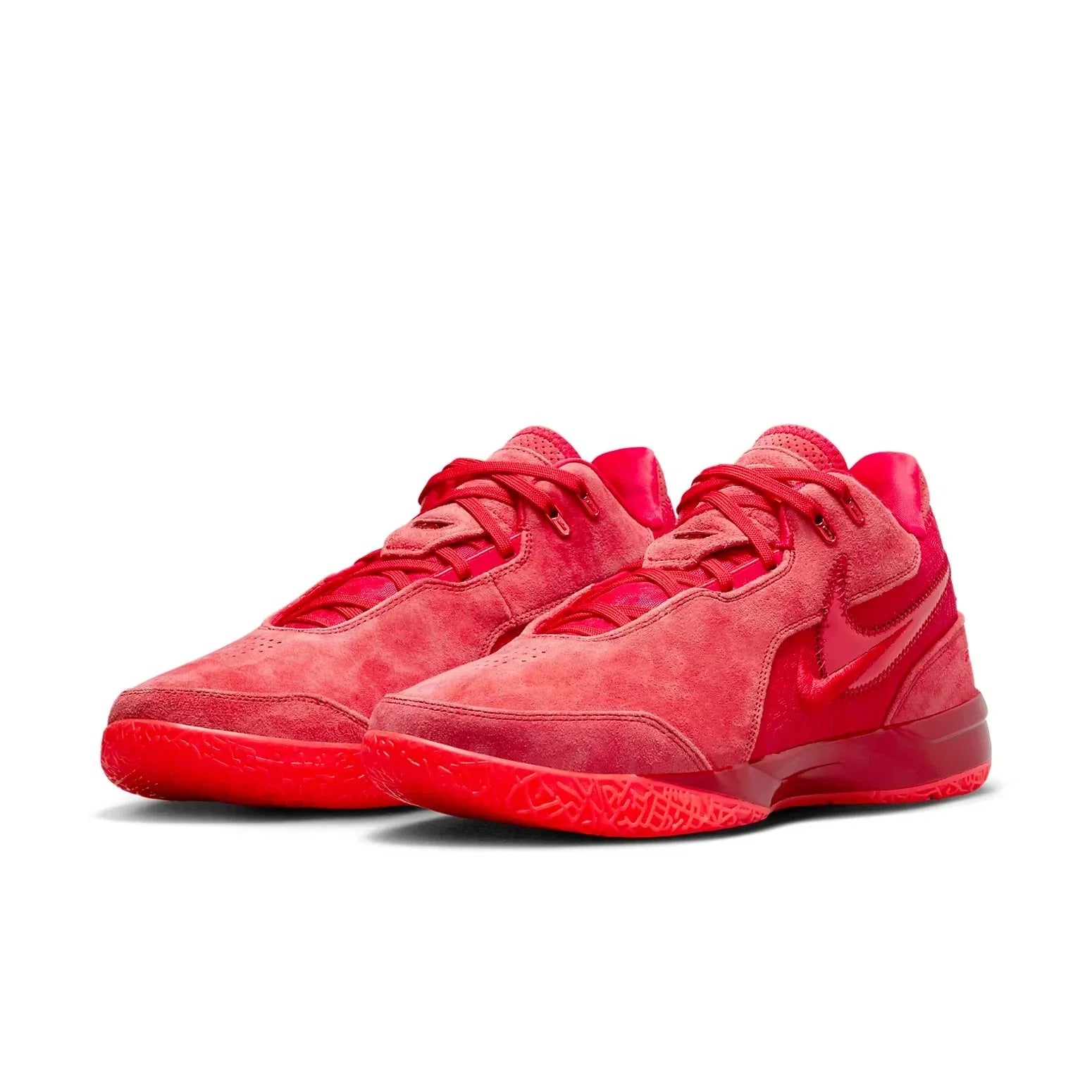 Women's Nike Zoom Lebron NXXT Gen AMPD FJ1566-600  Red Basketball Shoes RHS7589