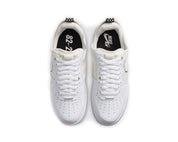 Men's Nike Air Force 1 React DQ7669-100 White Sail Leather Sneaker Shoes NR6315 (9.5)