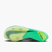 Unisex Zoomx Dragonfly 2 Elite Running Shoes In White/black-Bright Spruce-Electric Algae