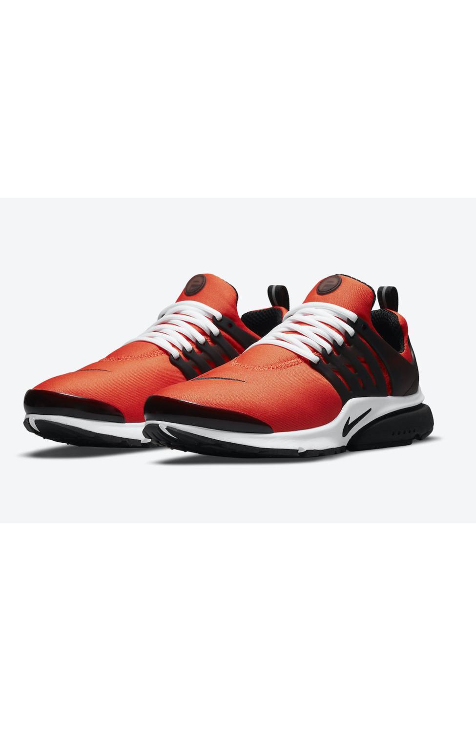 Men Air Presto Shoes In Orange/white/black