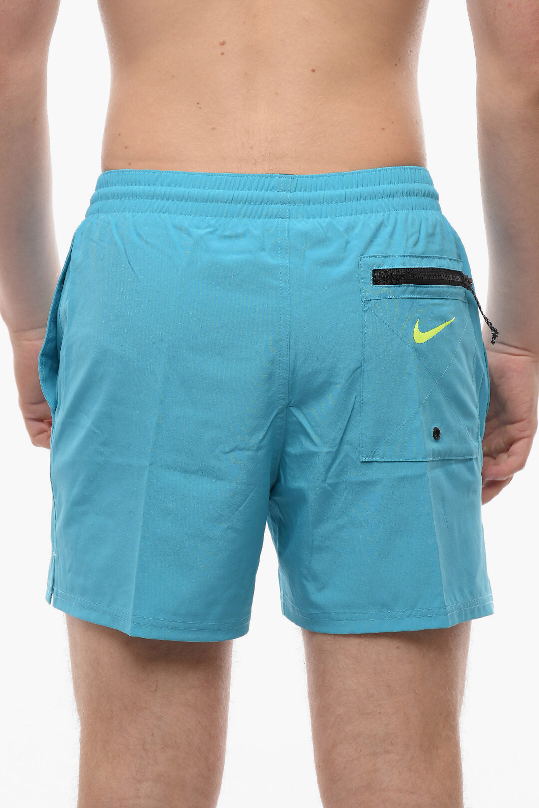 SWIM Boxer Swim Trunks in Solid Color with 3 Pockets