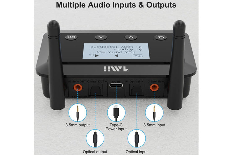 1Mii B03+ Plus Bluetooth 53 Transmitter and Receiver