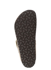 Beige Gizeh Big Buckle Sandals