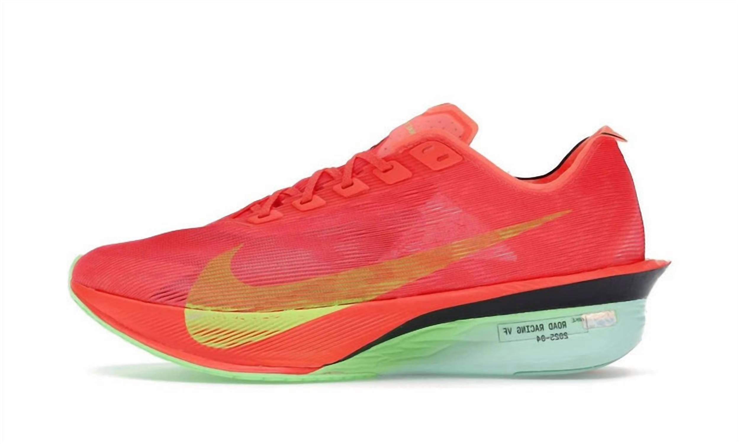 Men's Zoomx Vaporfly Next Shoe In Bright Crimson/lime Blast-Mint Foam