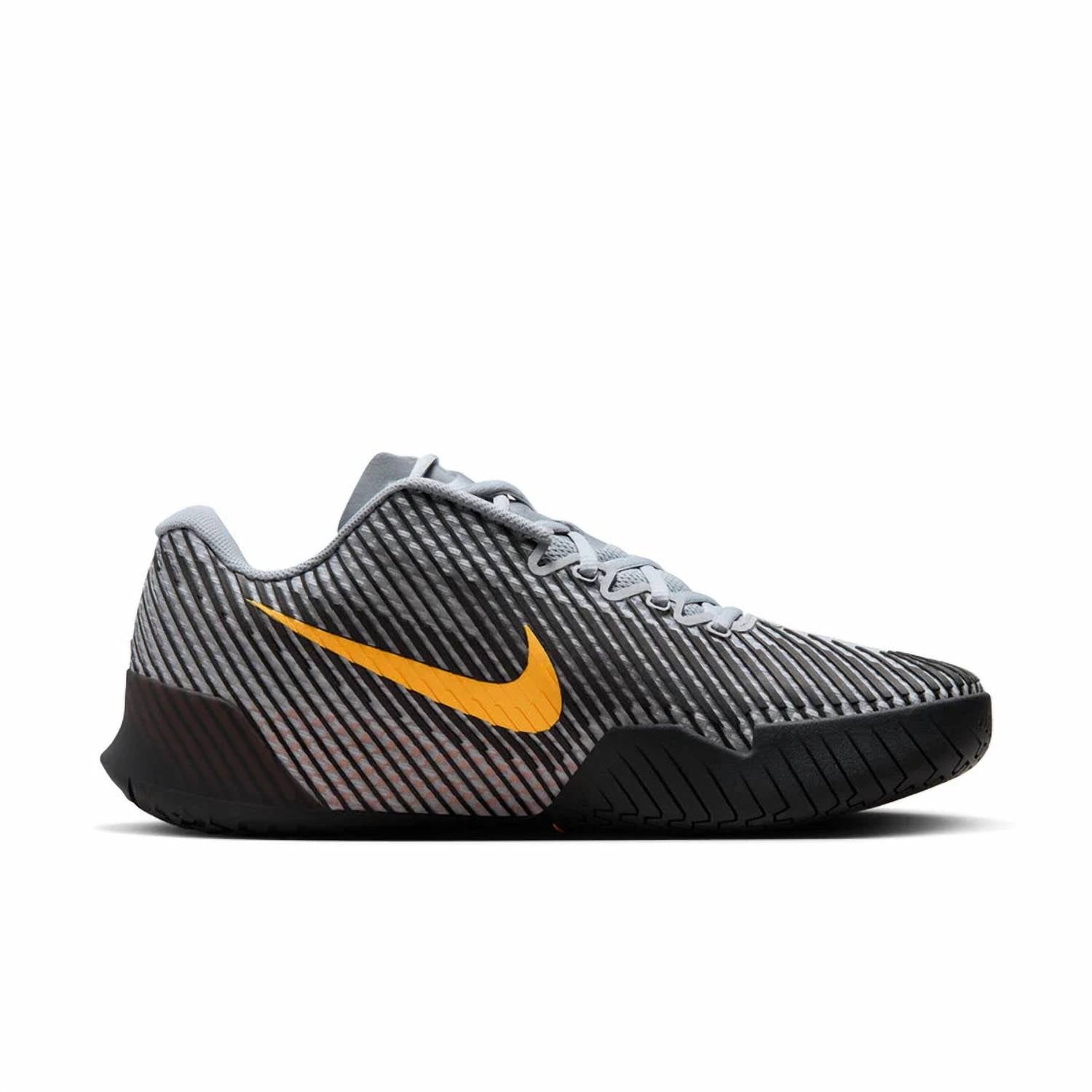 Men's Zoom Vapor 11 Hc Shoes In Wolf Grey/laser Orange-Black