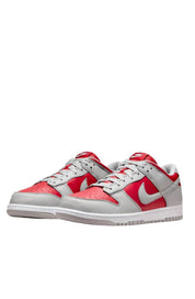 Men's Dunk Low Qs Ultraman Sneaker In Varsity Red/silver/white