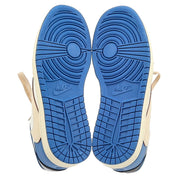 Nike x Travis Scott x Fragment Air Jordan 1 Low OG SP Sneakers in Multicolor Leather