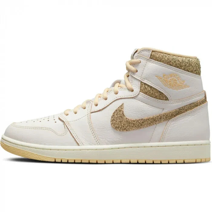 Youth Nike Air Jordan 1 Retro High OG FD8631-100 Sail Brown Shoes GBNC60