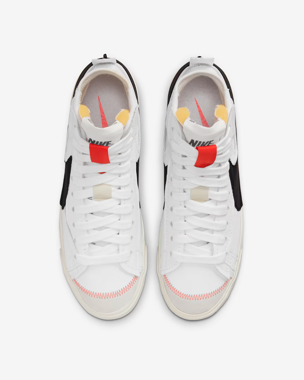 Men's Nike Blazer Mid '77 Jumbo DD3111-100 Sneakers White Black Lifestyle Shoes