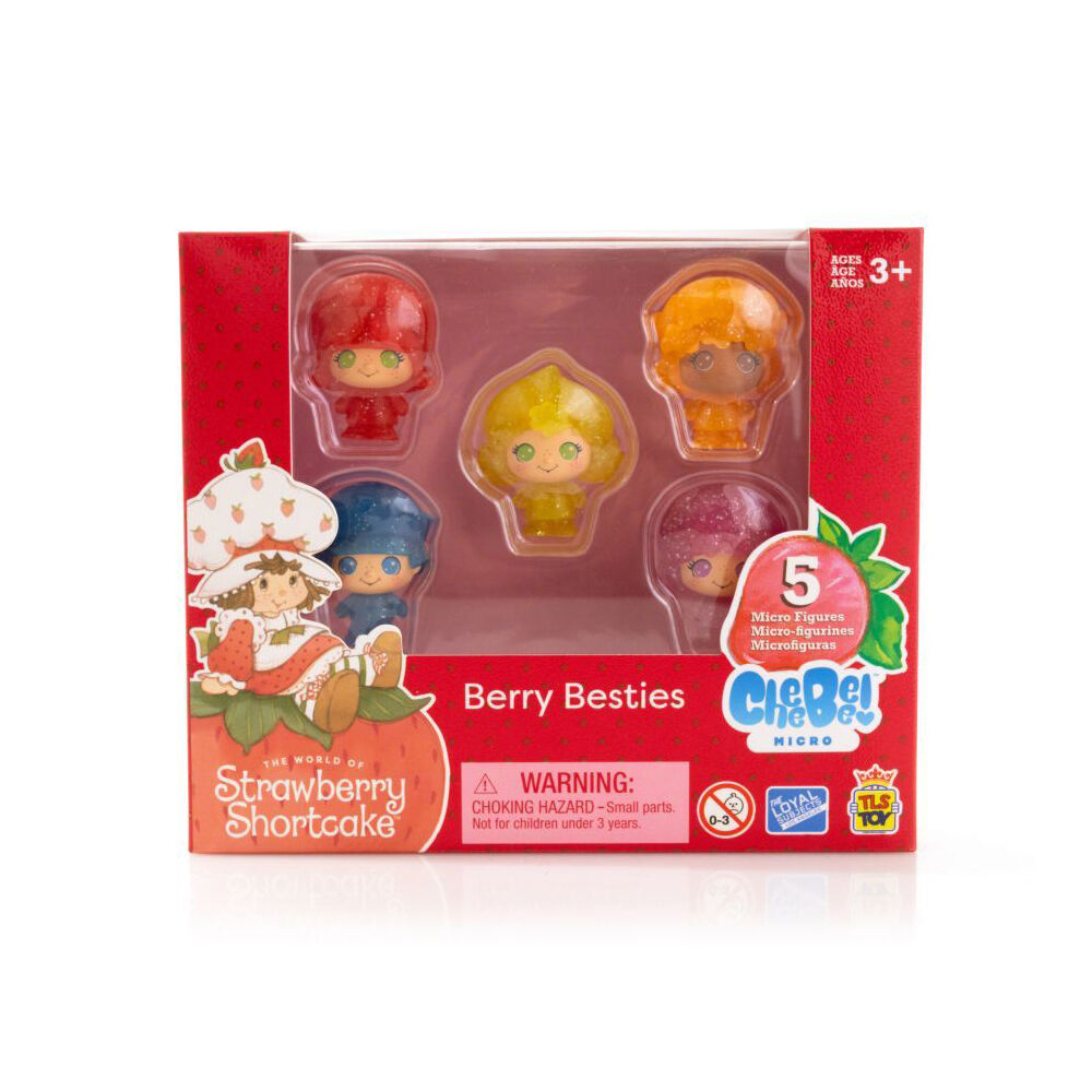 5pc Strawberry Shortcake CheeBee Berry Besties SDCC Exclusive Micro Figures