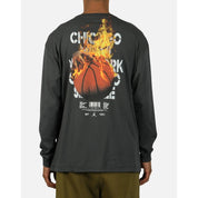 Men's Nike Legacy AJ4 Long Sleeve Tee Grey CJ9077-060