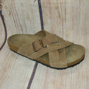 Men's Lugano Sandals In Camberra Old Tabacco