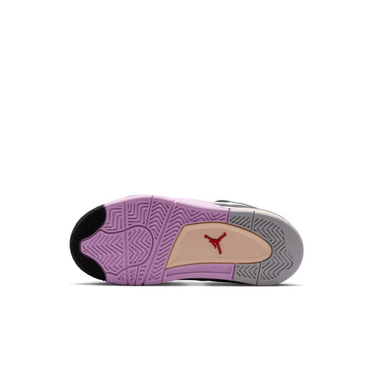 Little Kid's Air Jordan 4 Retro Comic Off White/Anthracite-Neutral Grey-Fire Pink-Light Arctic Pink-Muslin IO2363-100