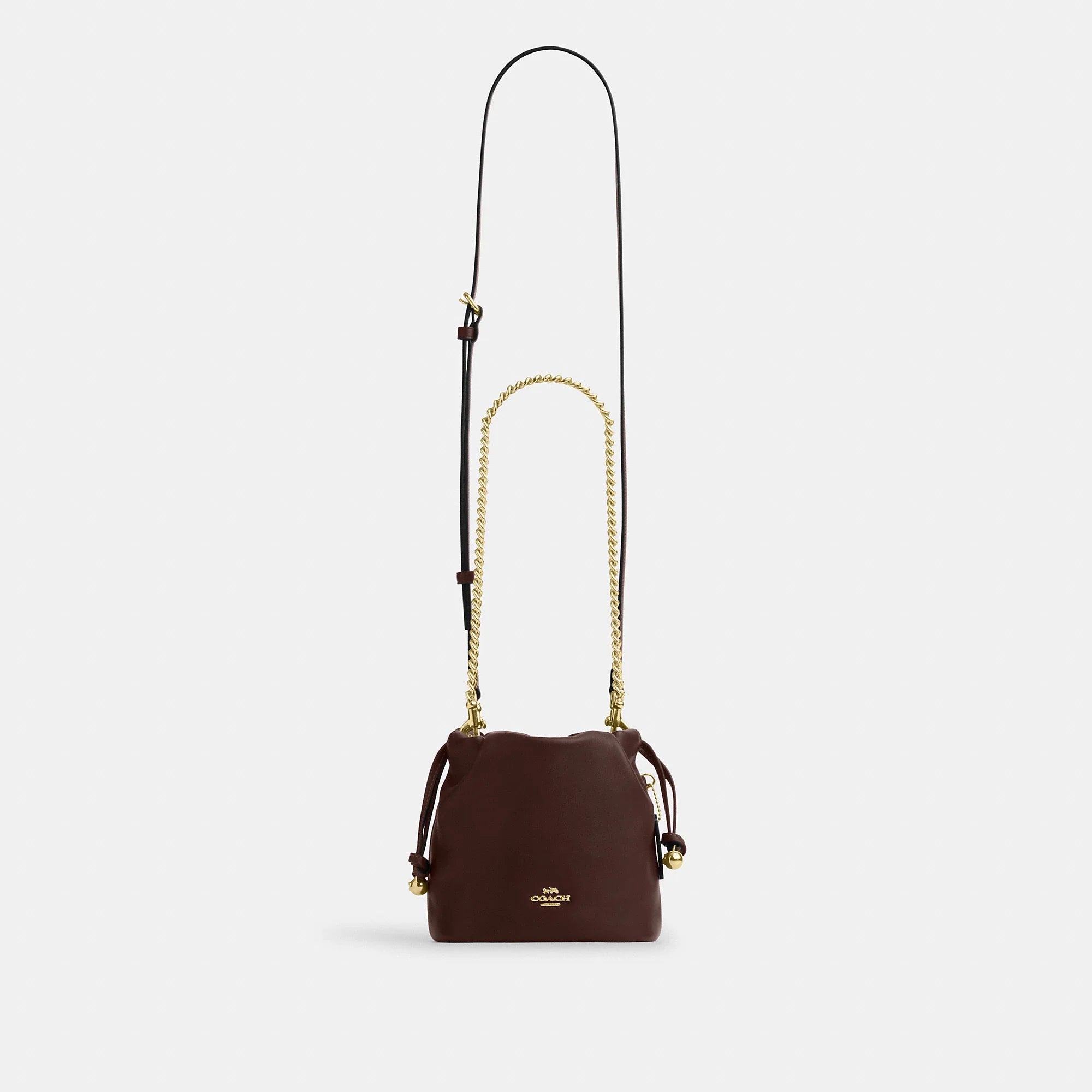 Coach Outlet Faye Mini Drawstring Bag With Ruching