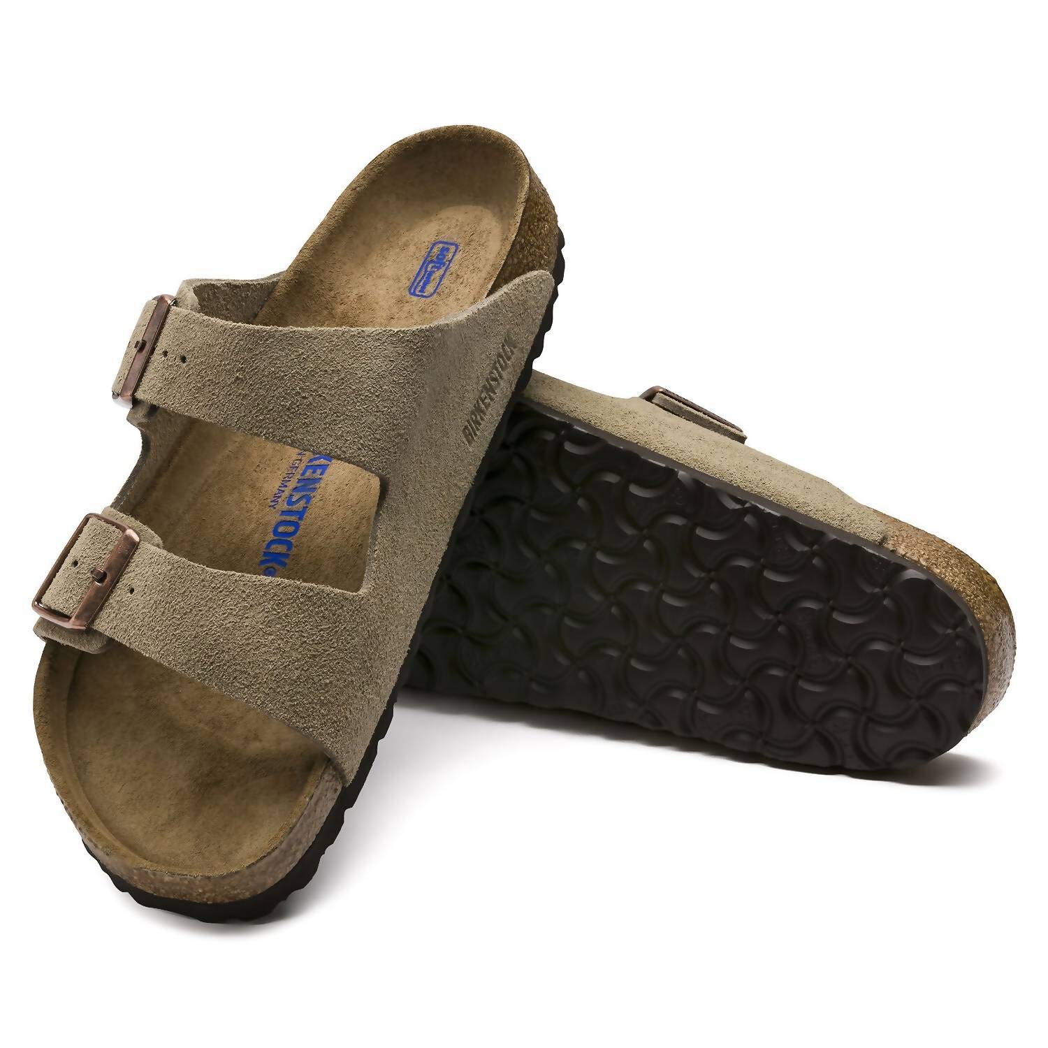Women's Arizona Soft Footbed Sandal In Brown