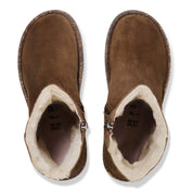 Women's Uppsala Zip Shearling Winter Boot In Dark Tea