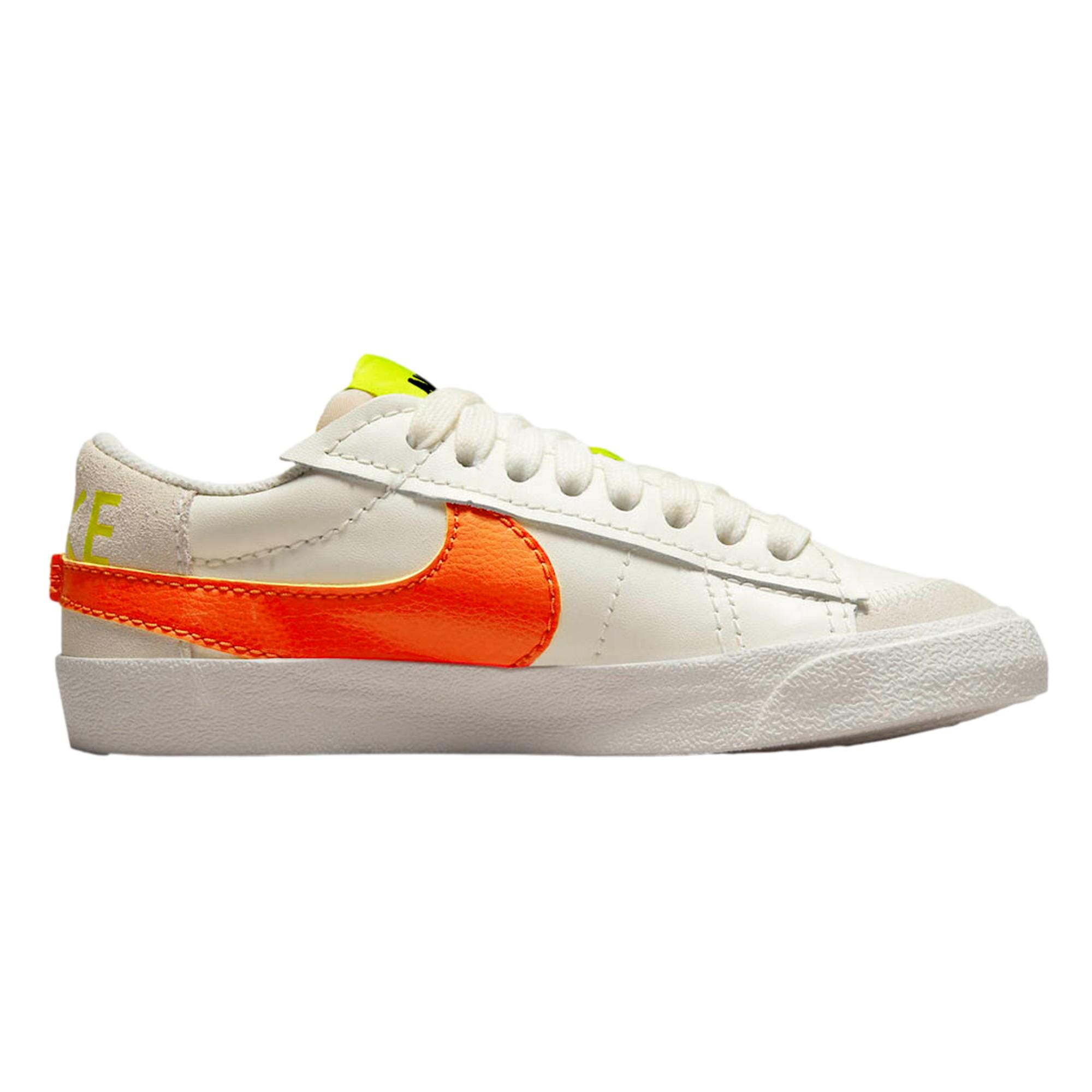 Nike Blazer Low '77 Jumbo Sail / Rush Orange - Atomic Green  DQ1470-103 Women's