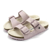 Girl's Arizona Rivet Wool Felt Sandals In Soft Pink