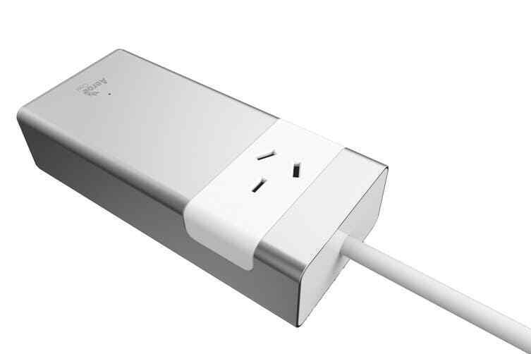 Aerocool Aluminium Power Board 1 AC Outlet + 1 Type C + 2 USB Ports
