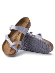 Mayari Birko-Flor Patent Sandal in Purple Fog