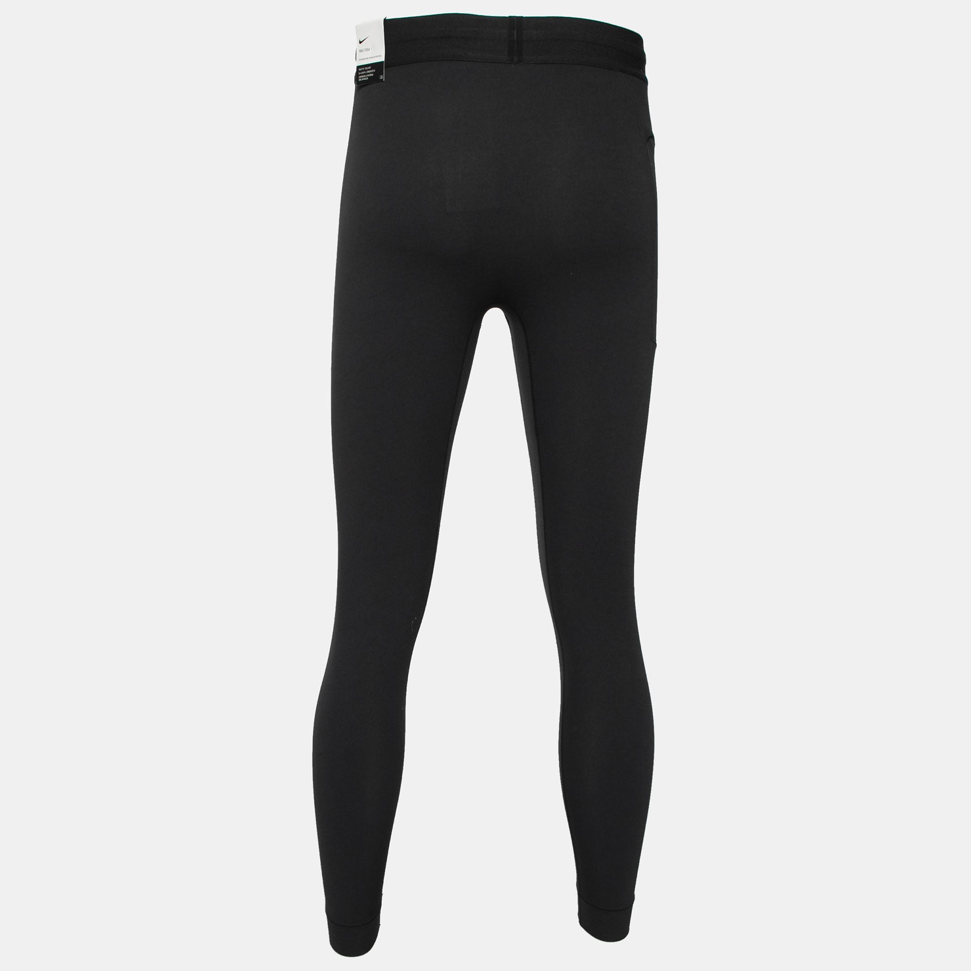 Nike Black Jersey Tight Fit Yoga Pants