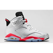 Grade-School Nike Air Jordan 7 Retro White/Crimson-Black DQ6040-160
