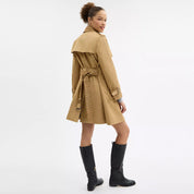 Coach Outlet Mid Trench Coat With Signature Collar