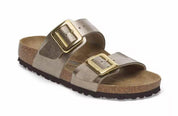 Women's Sydney Cushion Buckle Sandal In Graceful Taupe