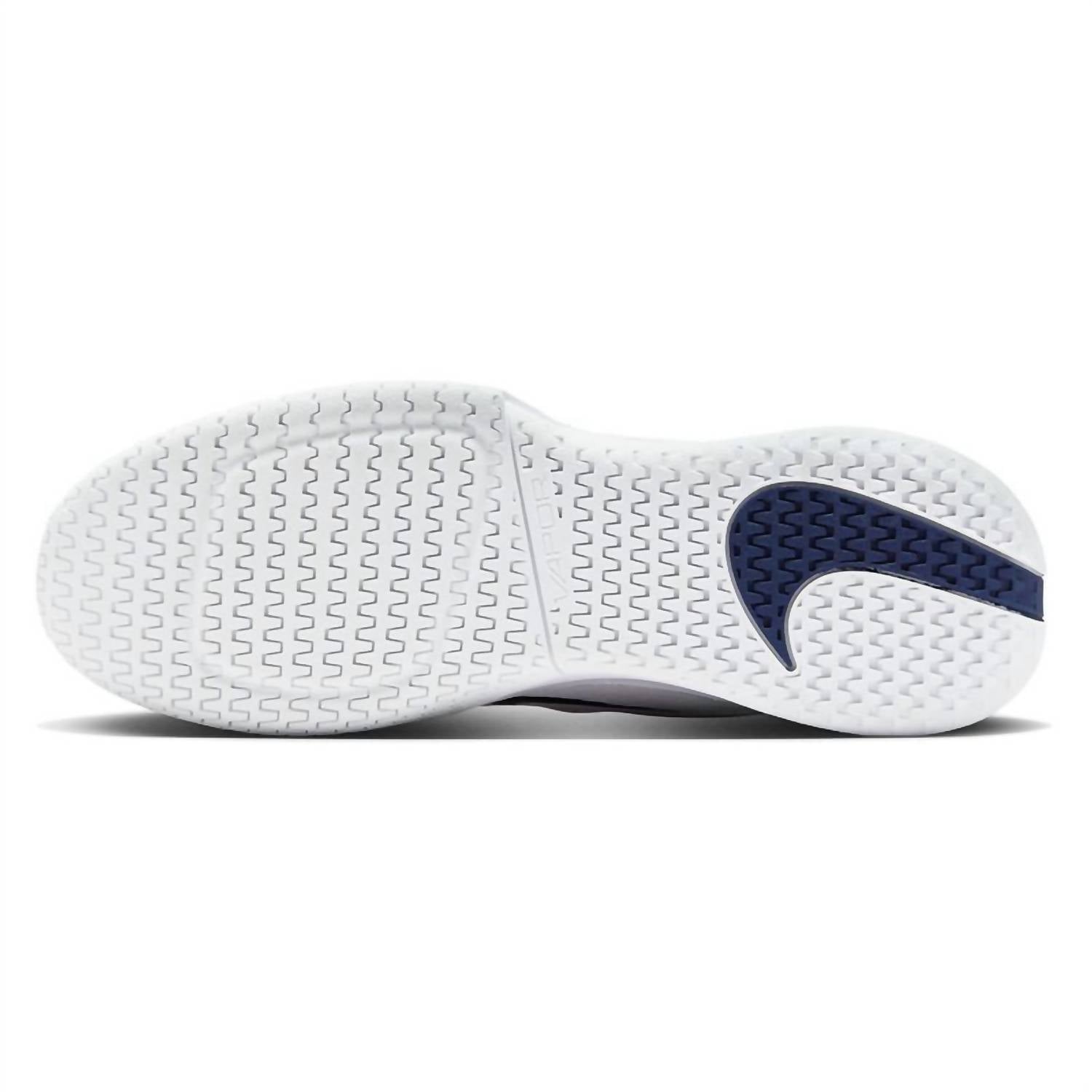 Men's Zoom Vapor Pro 3 Premium Hard Court Tennis Shoes In White/midnight Navy