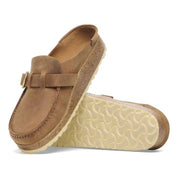 Unisex Buckley Natural Leather Oiled Clogs In Cognac