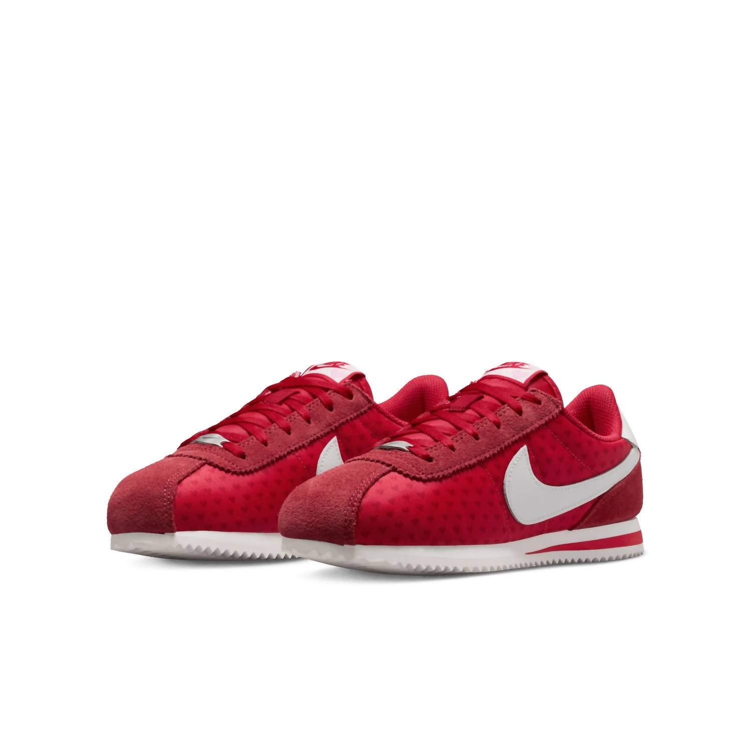 Kid's Cortez Hearts Sneakers In Lightt Crimson/summit White-Fire Red