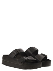 Arizona Platform - Slipper With Leather Buckles